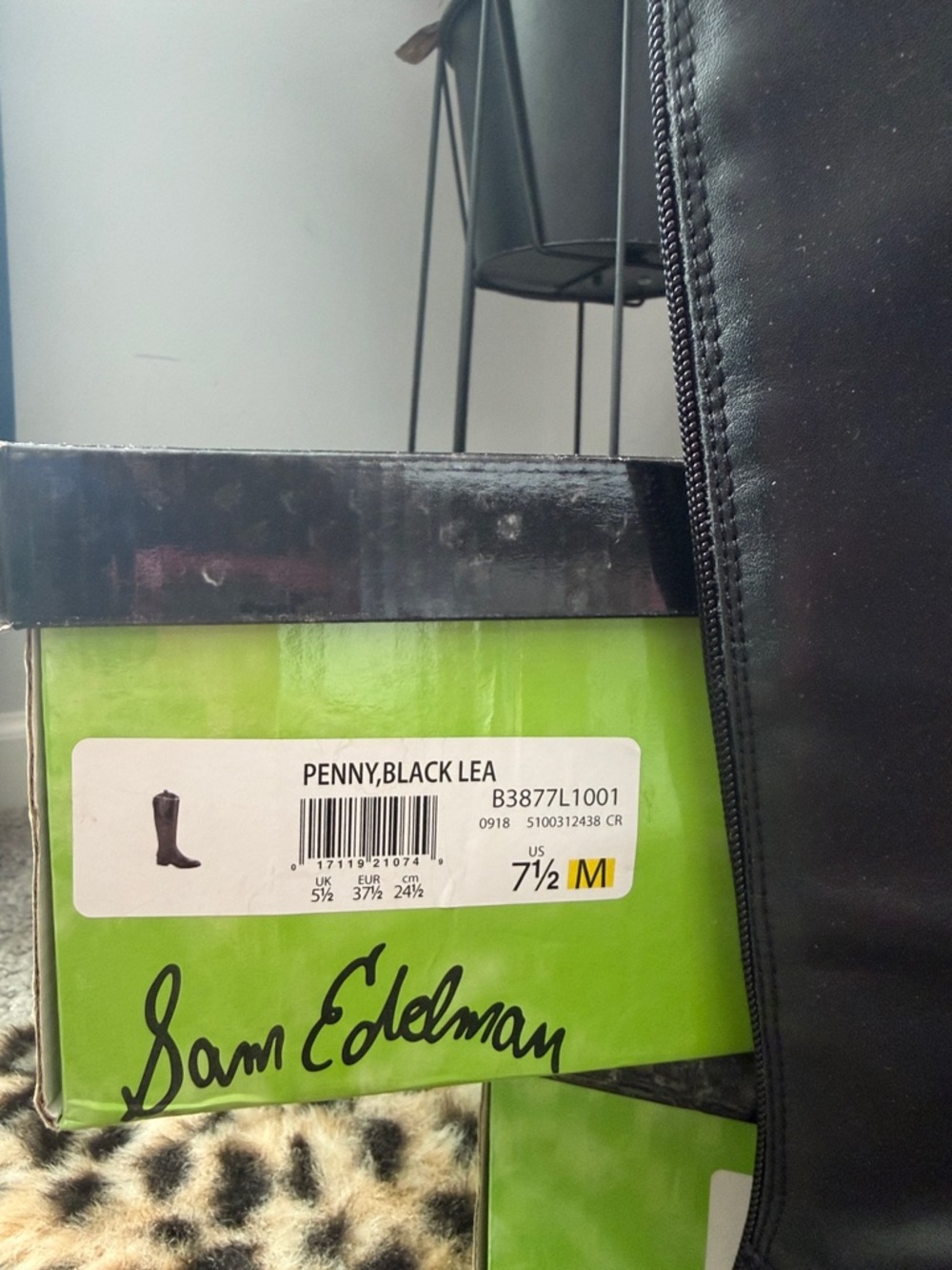 Sam Edelman Leather Riding Boots - Picture 2 of 3